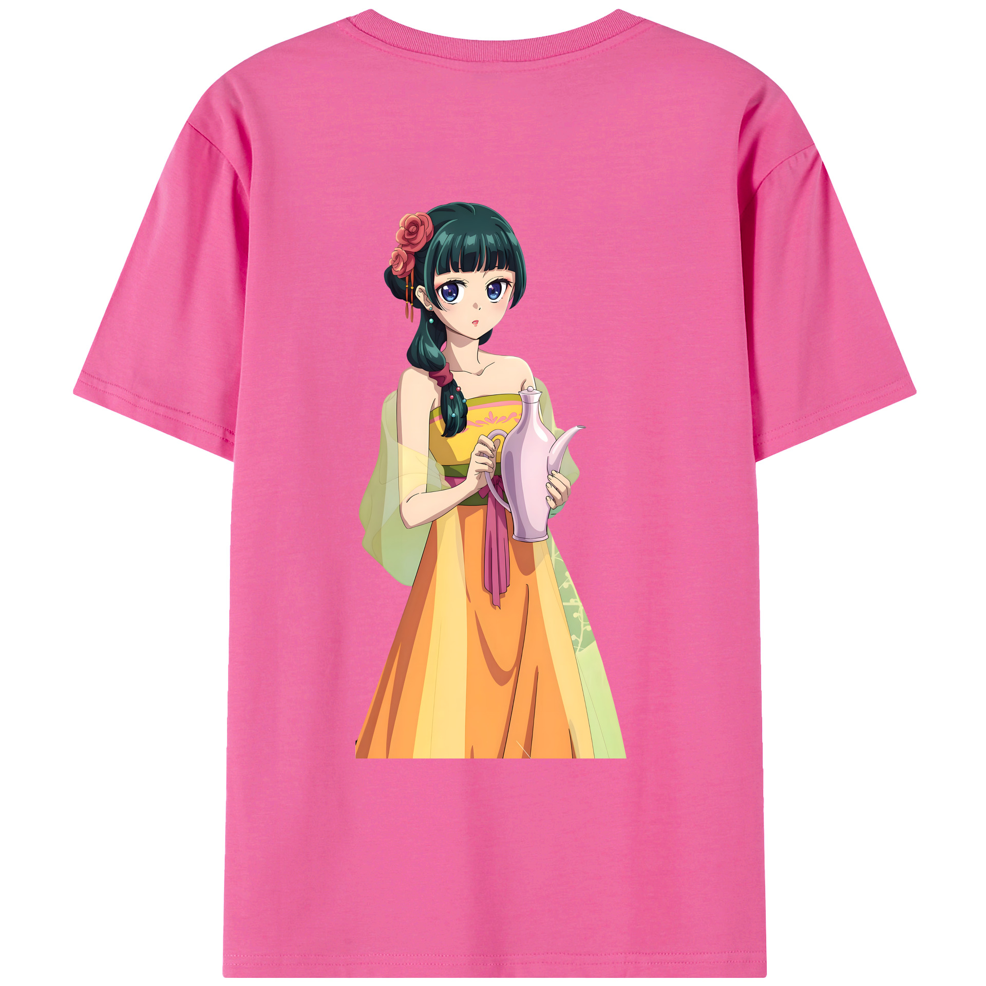 （画像用） 薬屋のひとりごと The Apothecary Diaries レディース半袖Tシャツ(バックプリント)